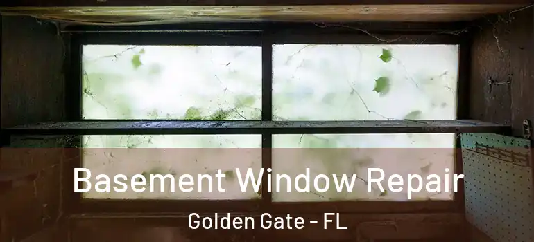  Basement Window Repair Golden Gate - FL