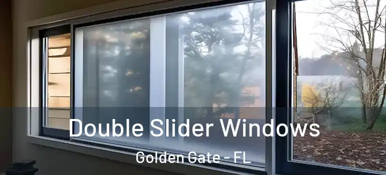  Double Slider Windows Golden Gate - FL