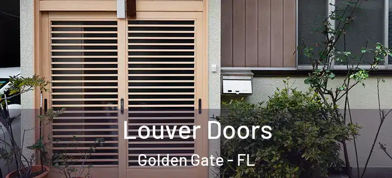  Louver Doors Golden Gate - FL