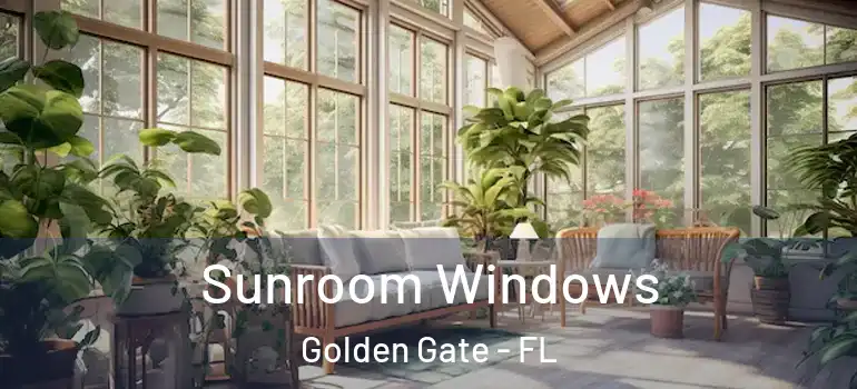  Sunroom Windows Golden Gate - FL